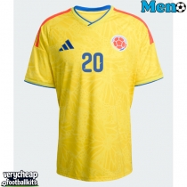 Colombia Juan Fernando Quintero #20 Replica Home Shirt World Cup 2026 Short Sleeve